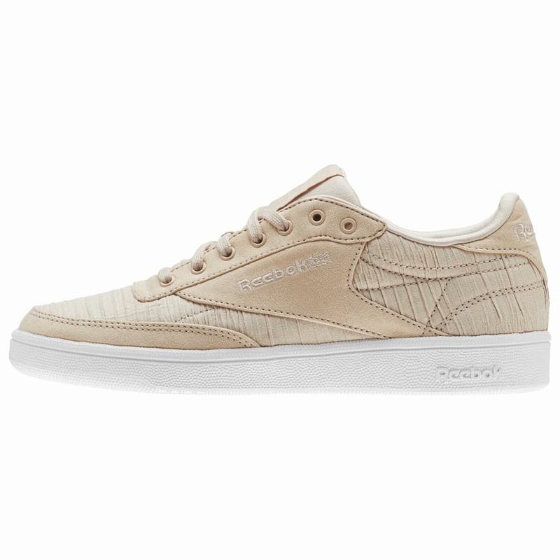 Reebok Club C 85 Tenisky Damske - Béžové/Biele DJ9863OT